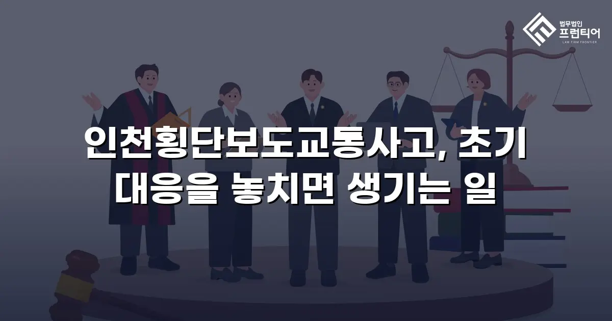 인천횡단보도교통사고, 초기 대응을 놓치면 생기는 일