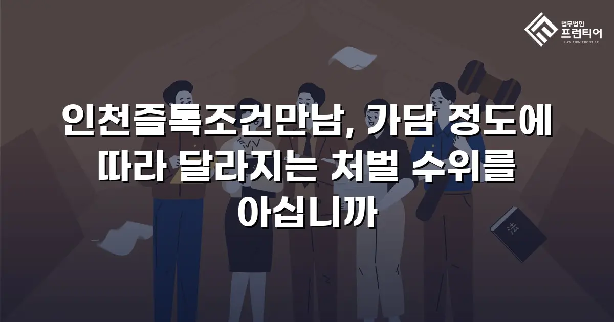 인천즐톡조건만남, 가담 정도에 따라 달라지는 처벌 수위를 아십니까