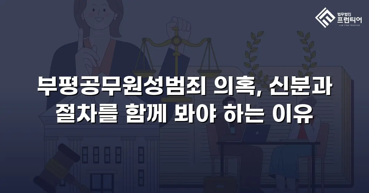 부평공무원성범죄 의혹, 신분과 절차를 함께 봐야 하는 이유