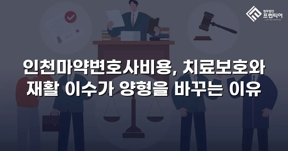 인천마약변호사비용, 치료보호와 재활 이수가 양형을 바꾸는 이유