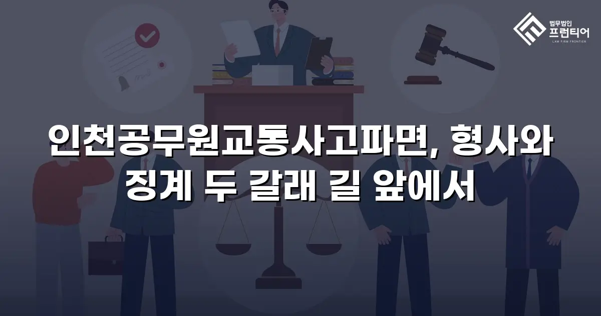 인천공무원교통사고파면, 형사와 징계 두 갈래 길 앞에서