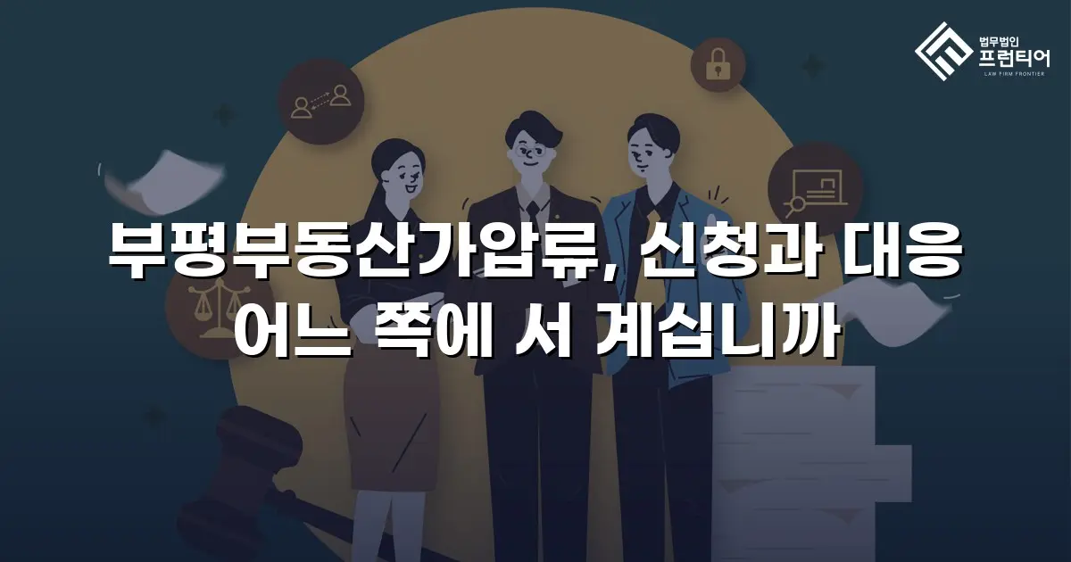부평부동산가압류, 신청과 대응 어느 쪽에 서 계십니까