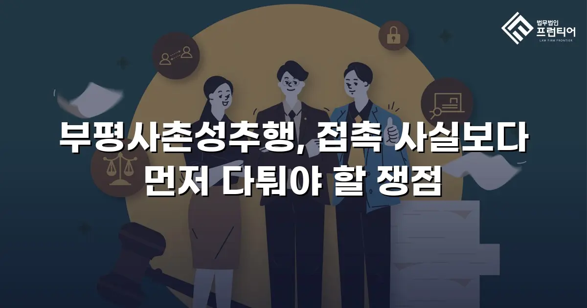 부평사촌성추행, 접촉 사실보다 먼저 다퉈야 할 쟁점