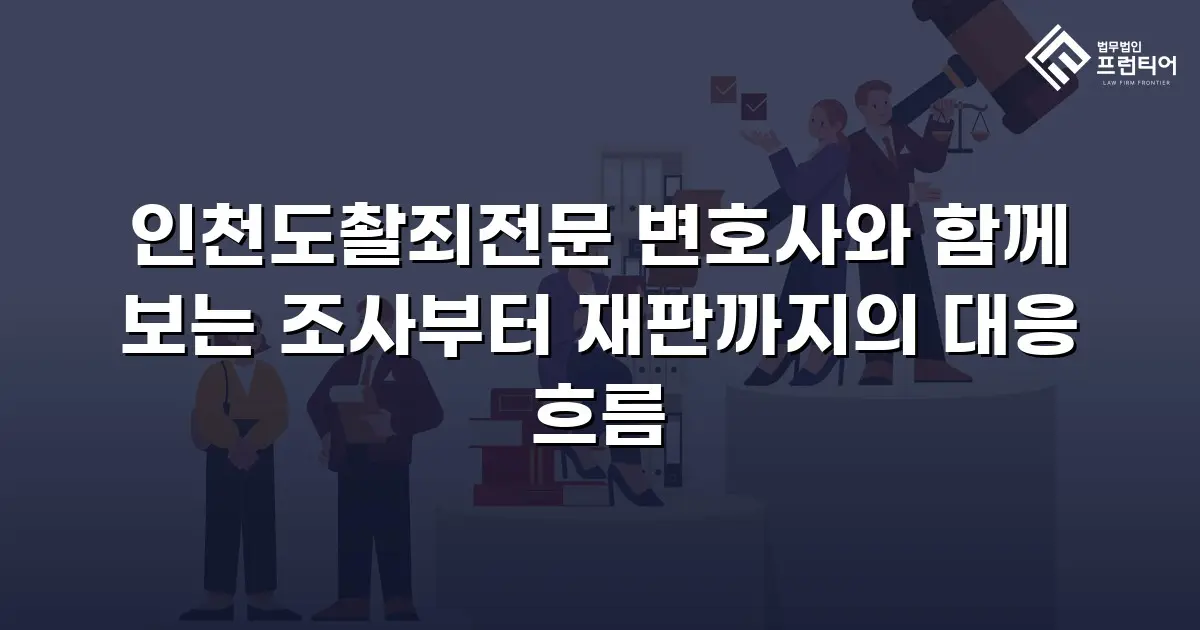 인천도촬죄전문 변호사와 함께 보는 조사부터 재판까지의 대응 흐름