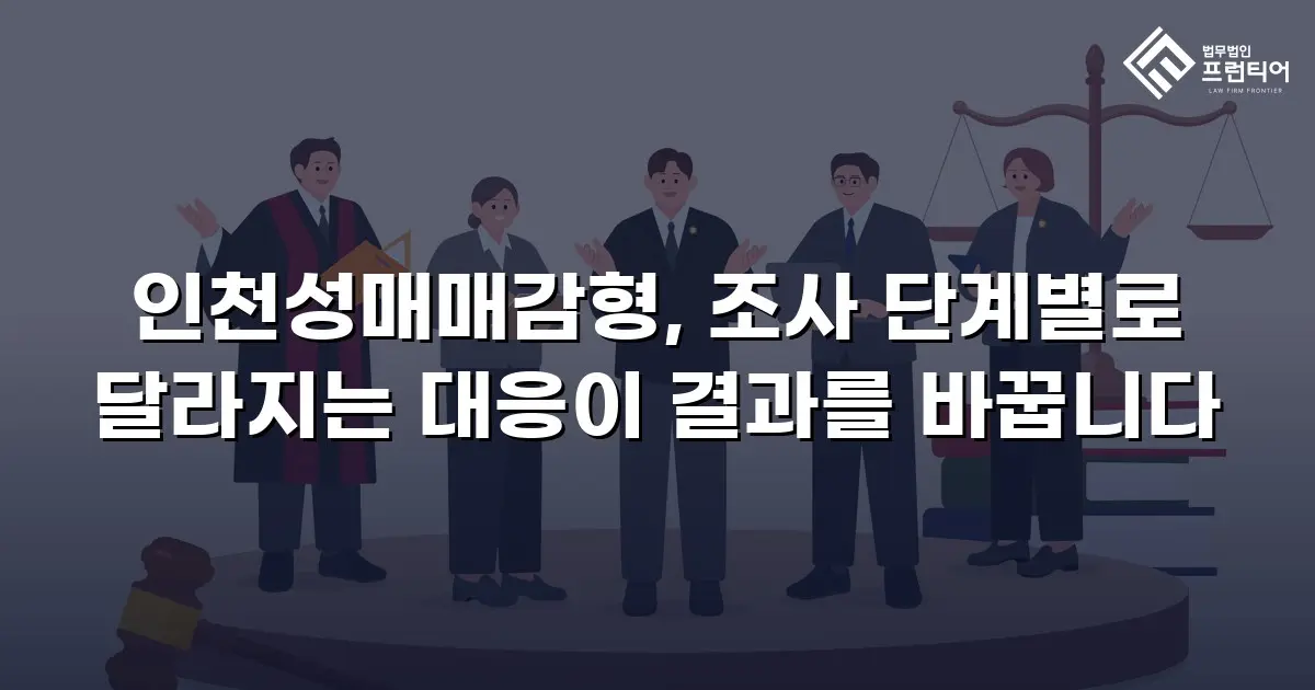인천성매매감형, 조사 단계별로 달라지는 대응이 결과를 바꿉니다