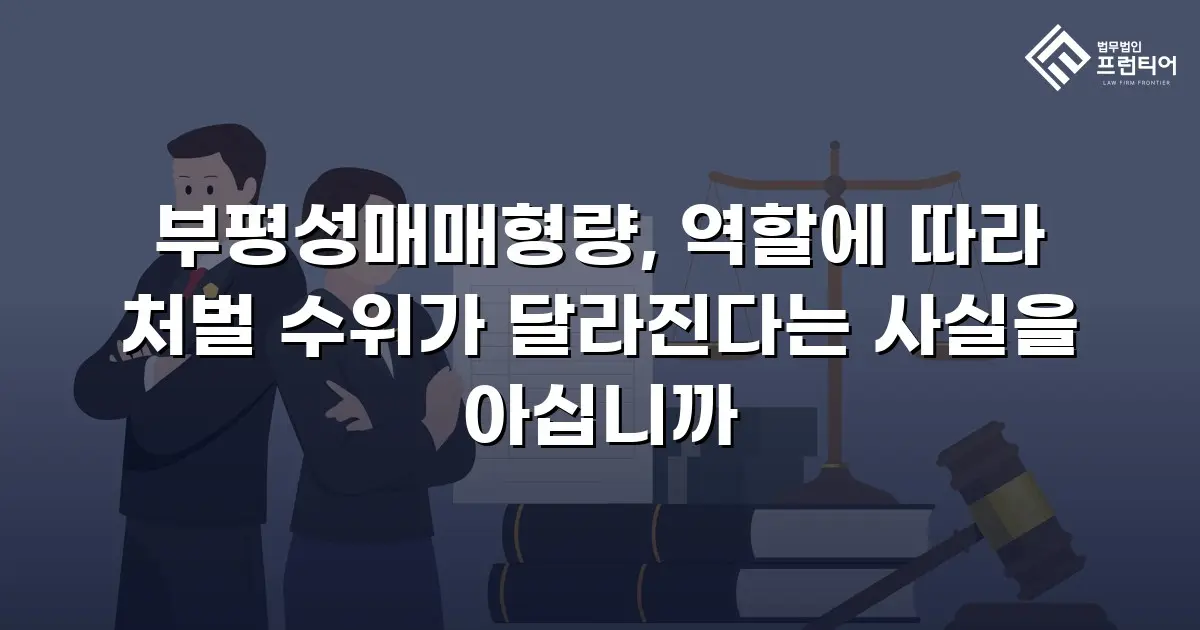 부평성매매형량, 역할에 따라 처벌 수위가 달라진다는 사실을 아십니까