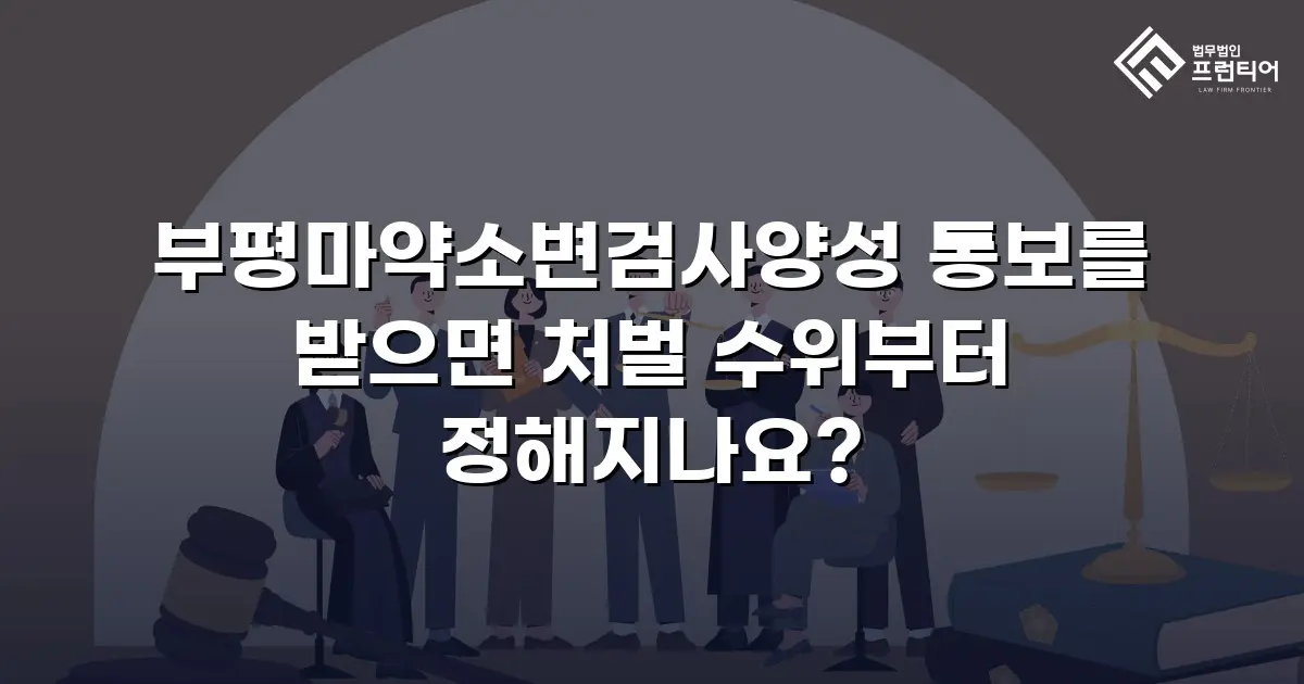 부평마약소변검사양성 통보를 받으면 처벌 수위부터 정해지나요?