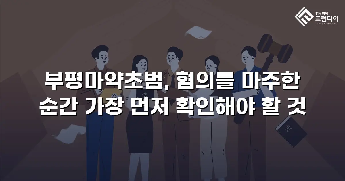부평마약초범, 혐의를 마주한 순간 가장 먼저 확인해야 할 것