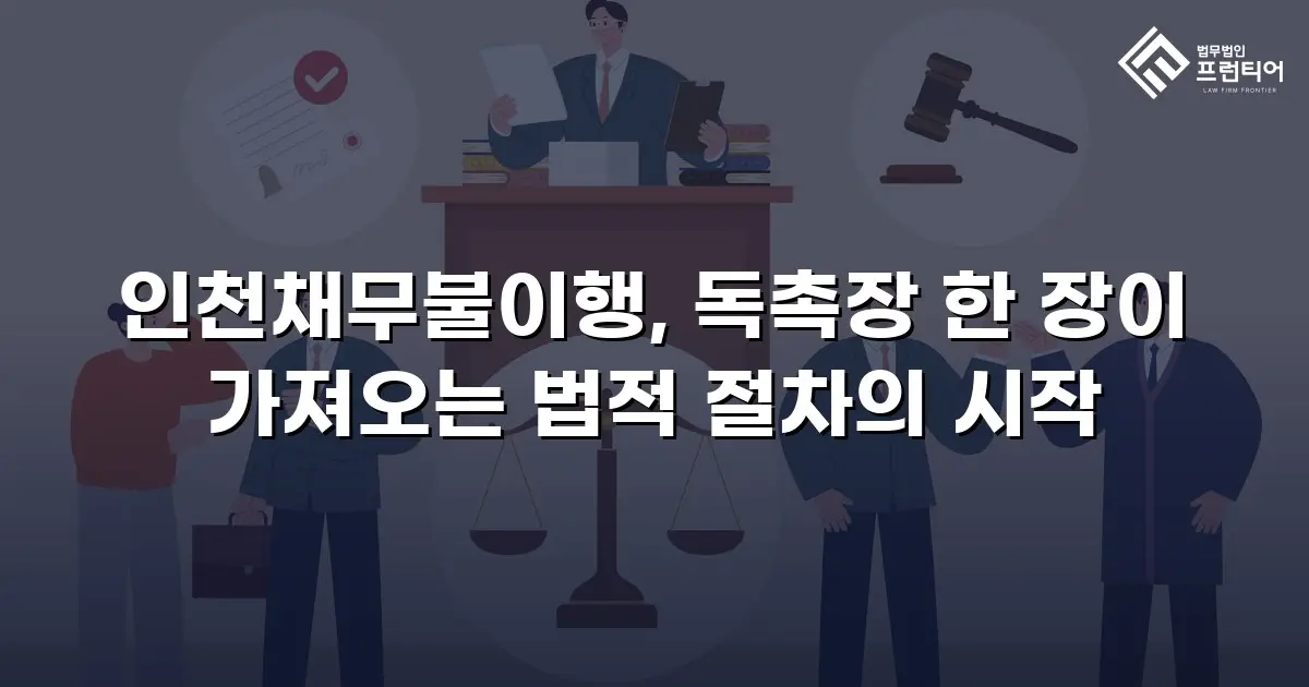 인천채무불이행, 독촉장 한 장이 가져오는 법적 절차의 시작
