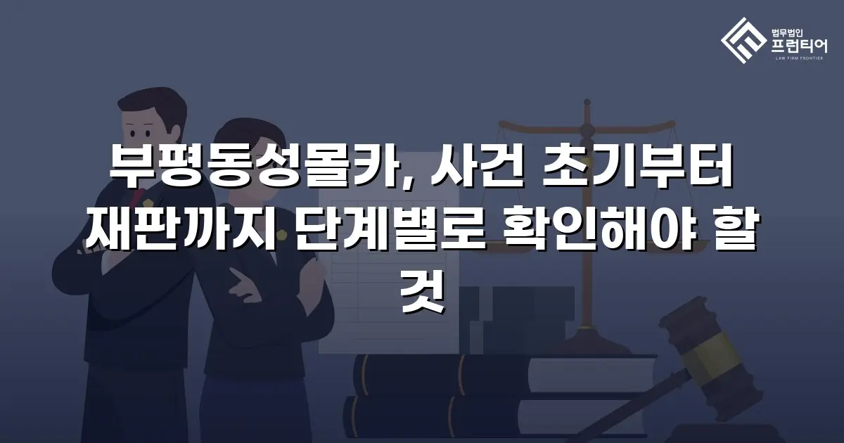 부평동성몰카, 사건 초기부터 재판까지 단계별로 확인해야 할 것