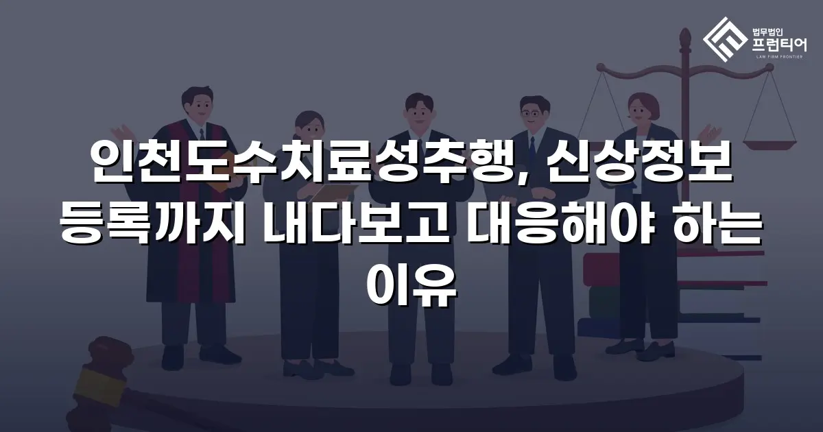 인천도수치료성추행, 신상정보 등록까지 내다보고 대응해야 하는 이유