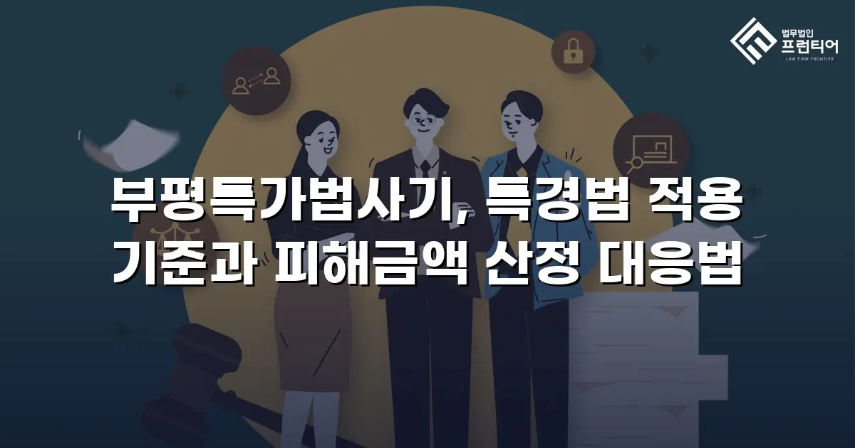 부평특가법사기, 특경법 적용 기준과 피해금액 산정 대응법