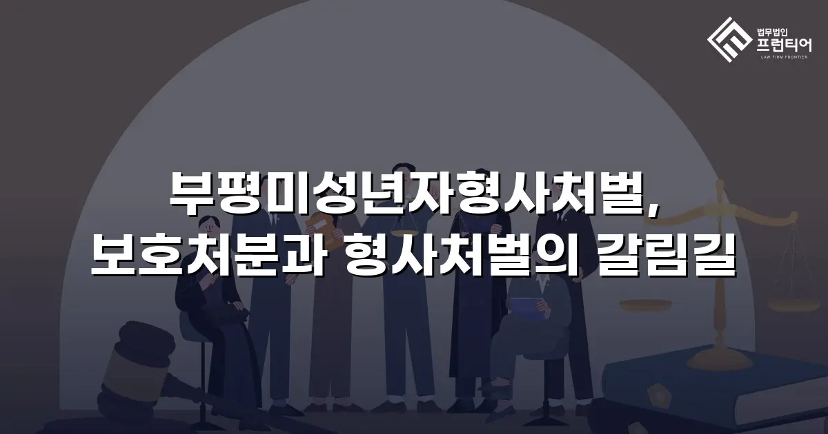 부평미성년자형사처벌, 보호처분과 형사처벌의 갈림길
