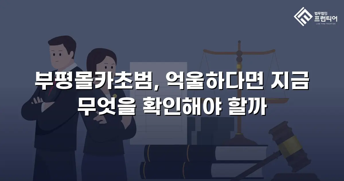 부평몰카초범, 억울하다면 지금 무엇을 확인해야 할까