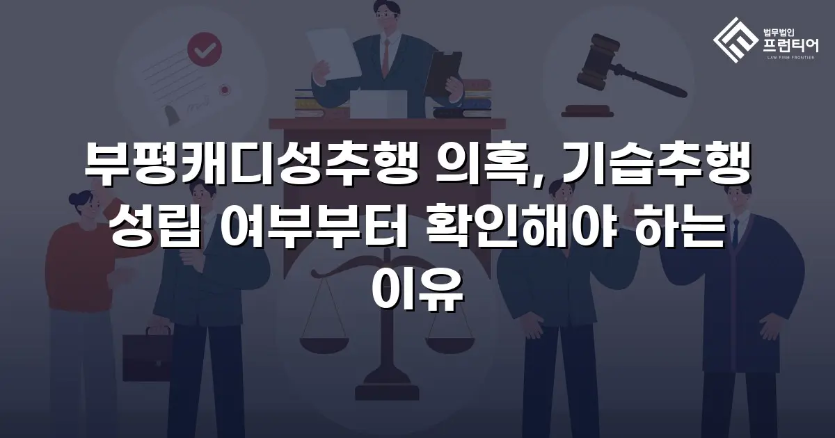 부평캐디성추행 의혹, 기습추행 성립 여부부터 확인해야 하는 이유