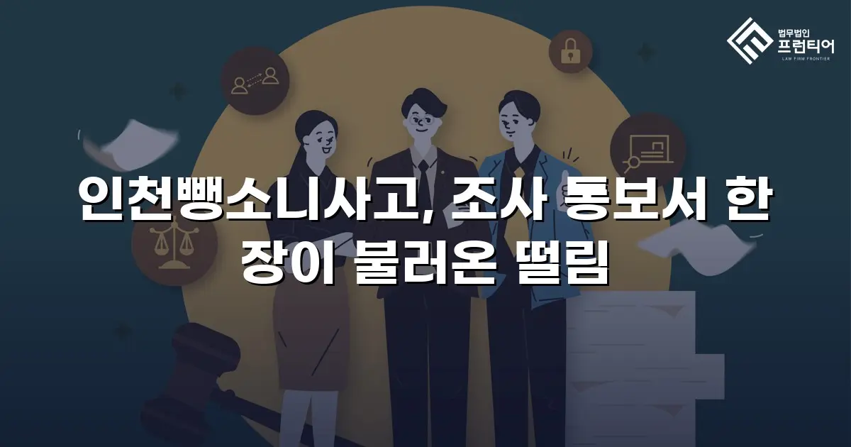 인천뺑소니사고, 조사 통보서 한 장이 불러온 떨림