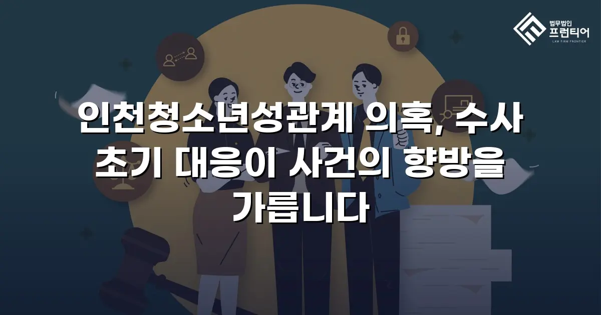 인천청소년성관계 의혹, 수사 초기 대응이 사건의 향방을 가릅니다