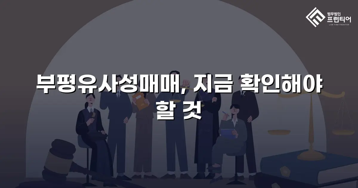 부평유사성매매, 지금 확인해야 할 것