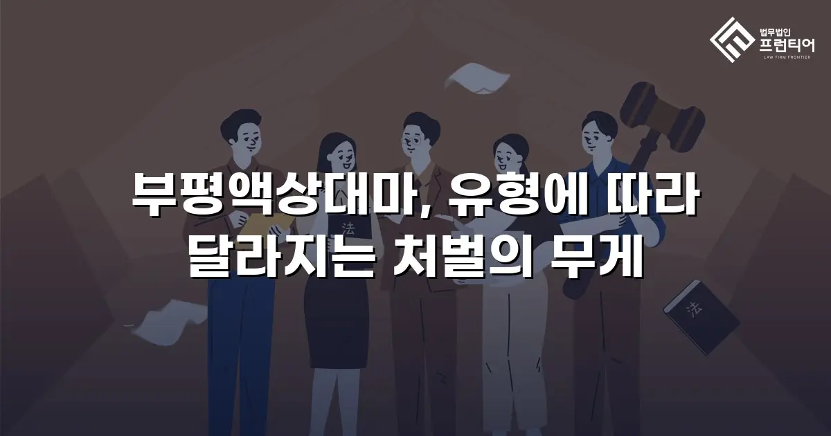 부평액상대마, 유형에 따라 달라지는 처벌의 무게