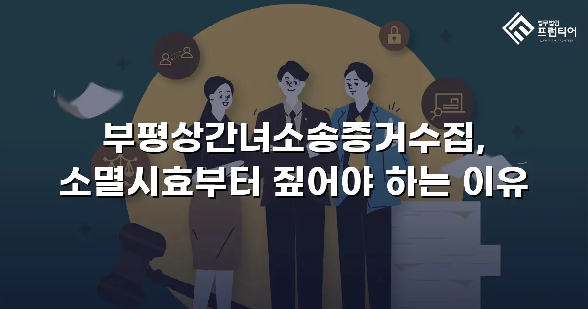 부평상간녀소송증거수집, 소멸시효부터 짚어야 하는 이유