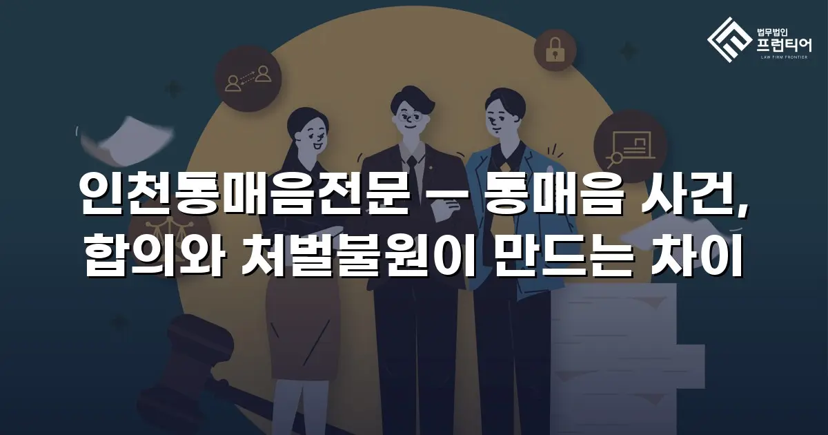 인천통매음전문 — 통매음 사건, 합의와 처벌불원이 만드는 차이