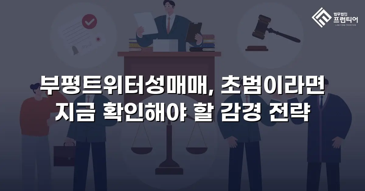 부평트위터성매매, 초범이라면 지금 확인해야 할 감경 전략