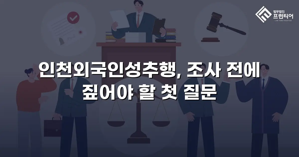 인천외국인성추행, 조사 전에 짚어야 할 첫 질문