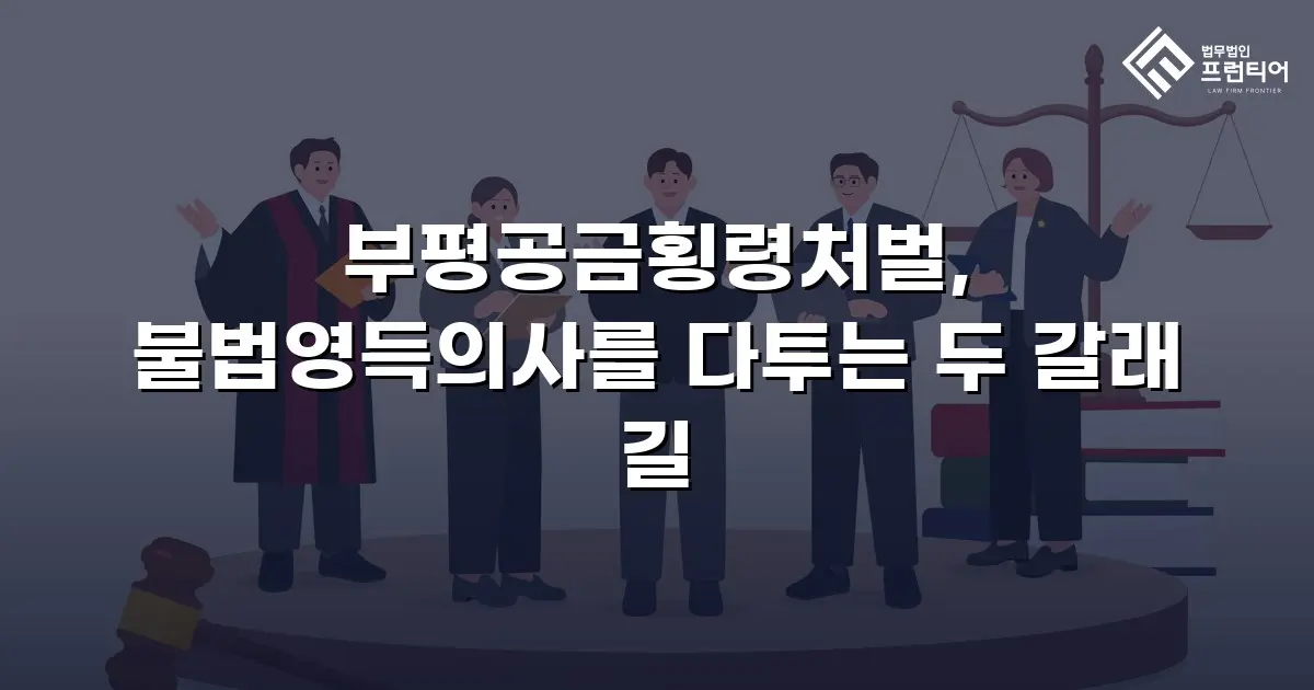 부평공금횡령처벌, 불법영득의사를 다투는 두 갈래 길