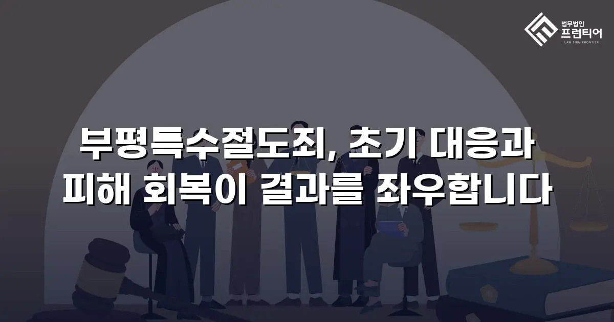 부평특수절도죄, 초기 대응과 피해 회복이 결과를 좌우합니다