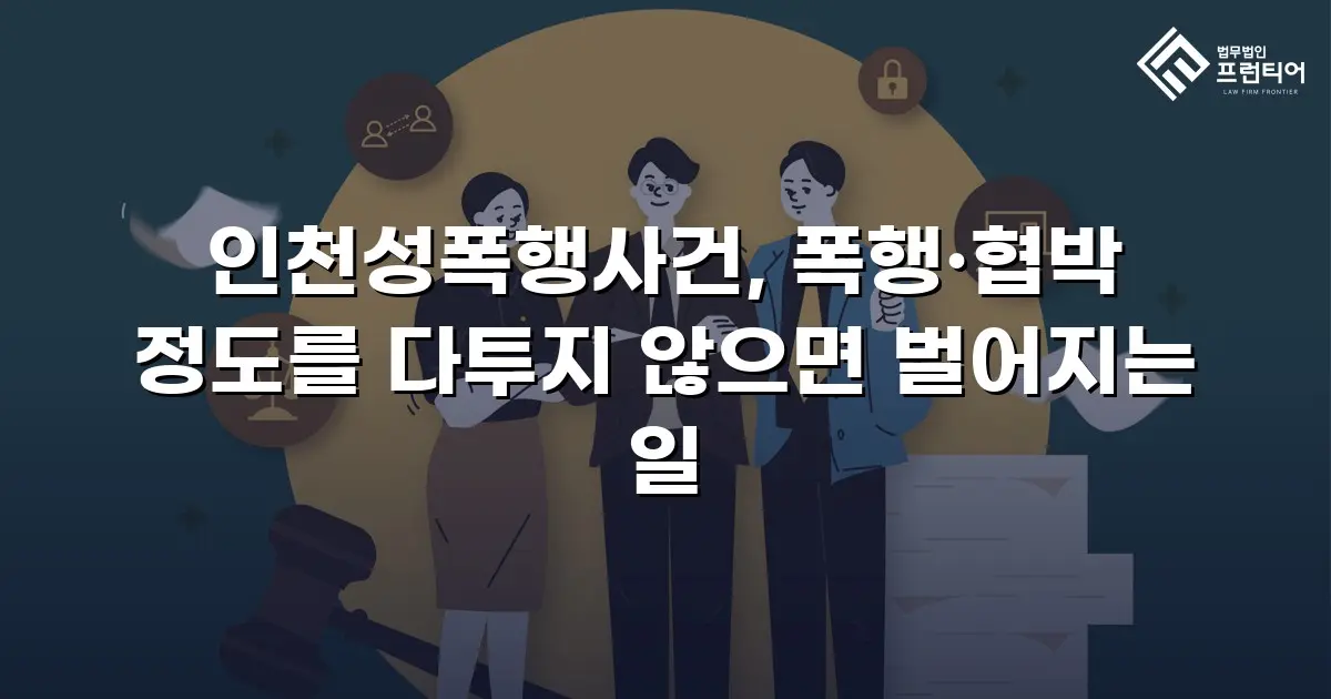 인천성폭행사건, 폭행·협박 정도를 다투지 않으면 벌어지는 일