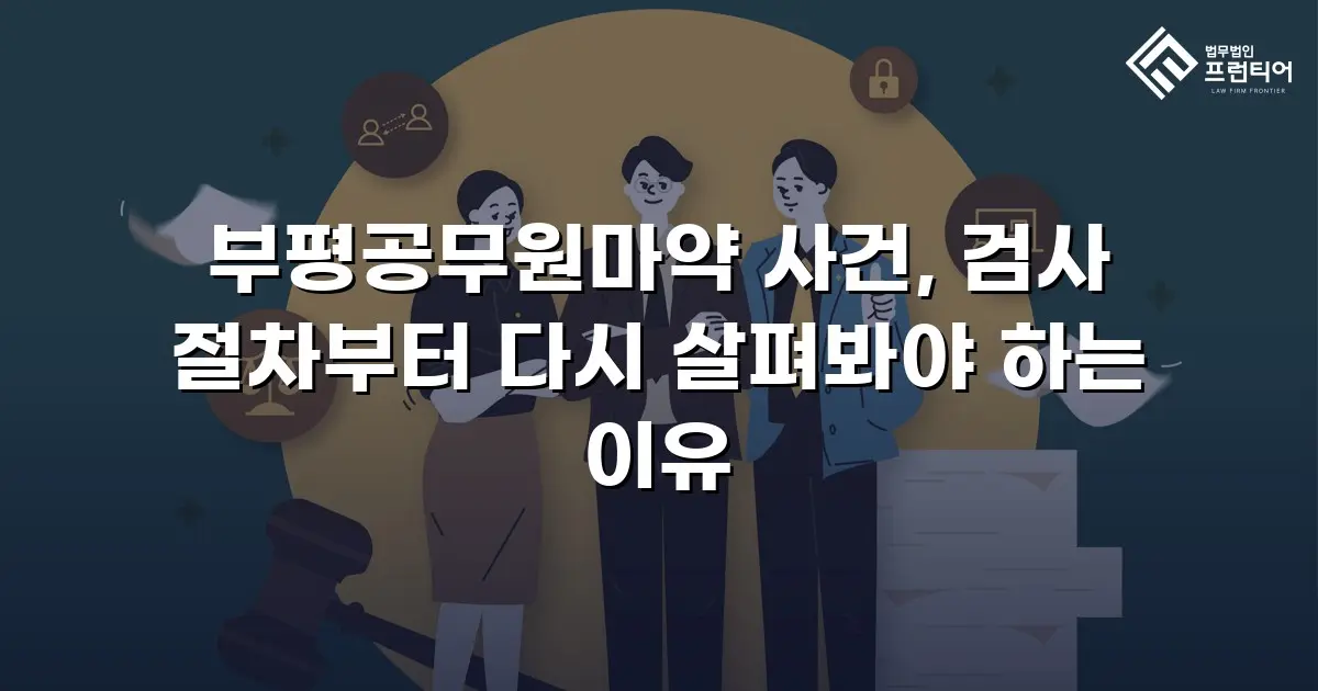 부평공무원마약 사건, 검사 절차부터 다시 살펴봐야 하는 이유