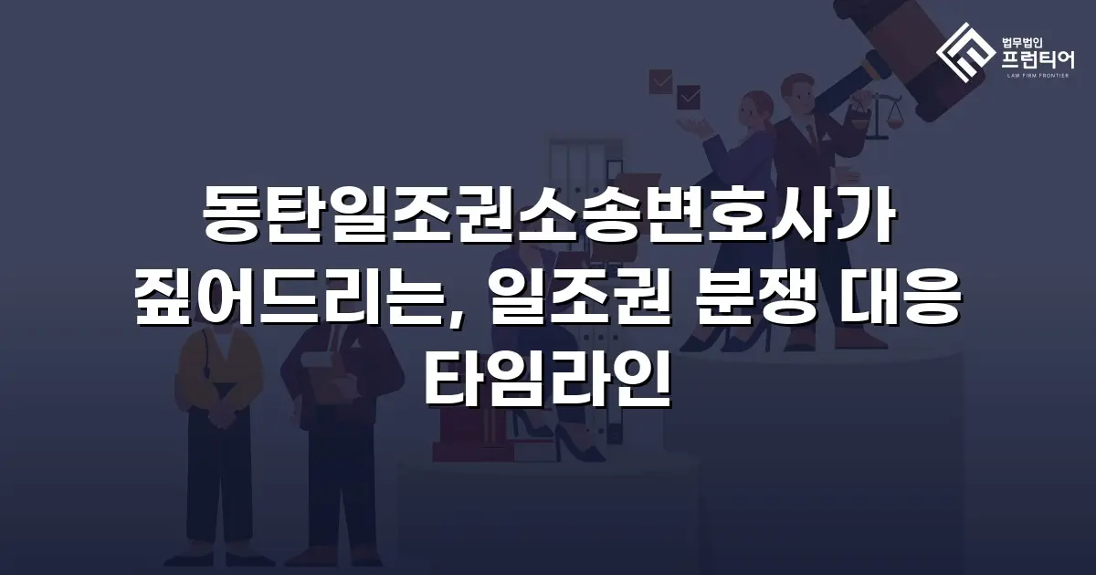 동탄일조권소송변호사가 짚어드리는, 일조권 분쟁 대응 타임라인