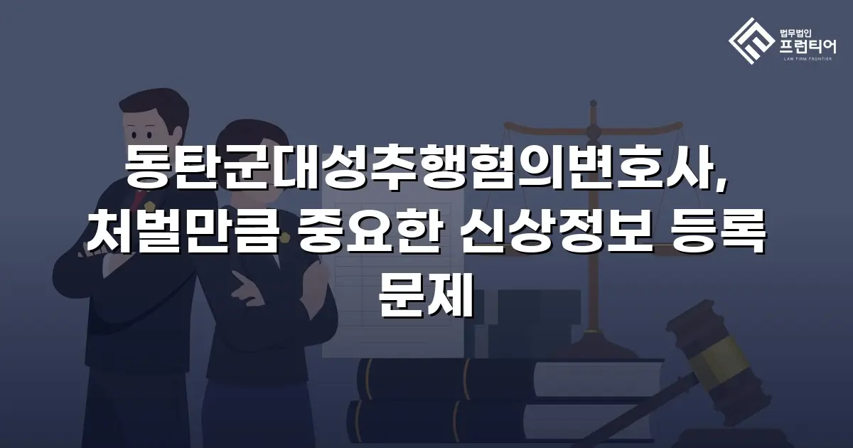동탄군대성추행혐의변호사, 처벌만큼 중요한 신상정보 등록 문제