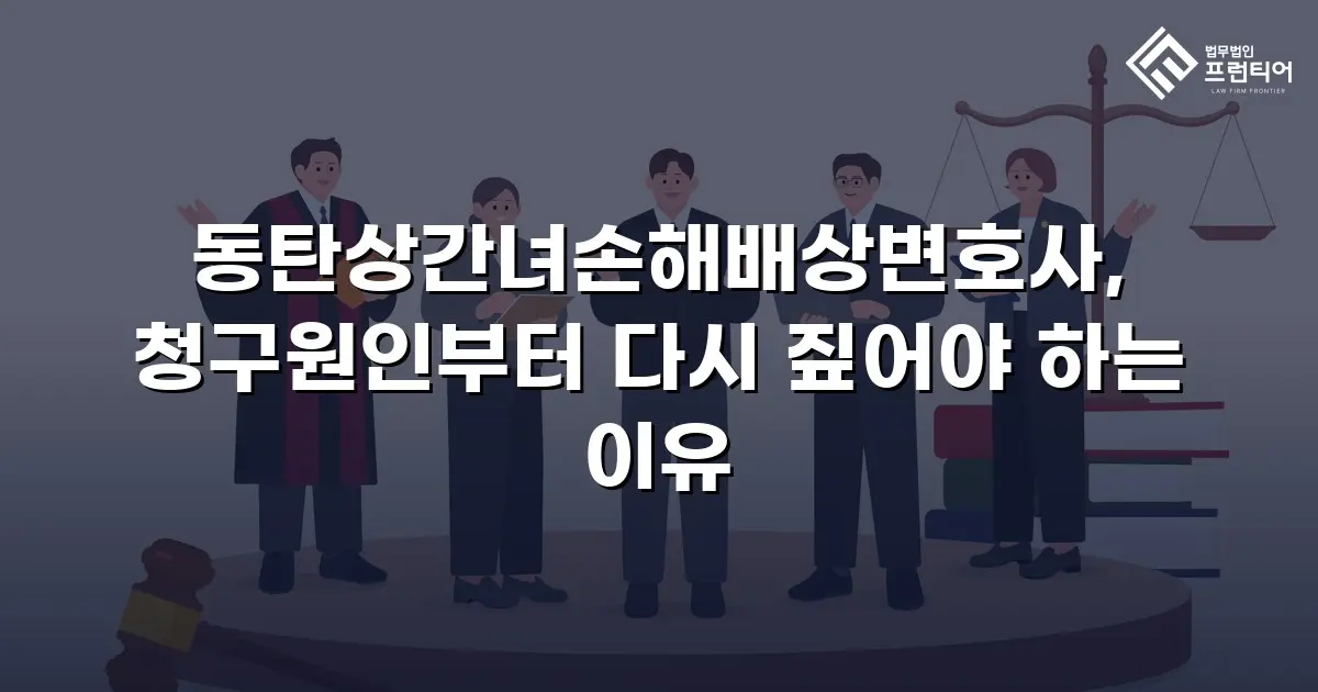 동탄상간녀손해배상변호사, 청구원인부터 다시 짚어야 하는 이유
