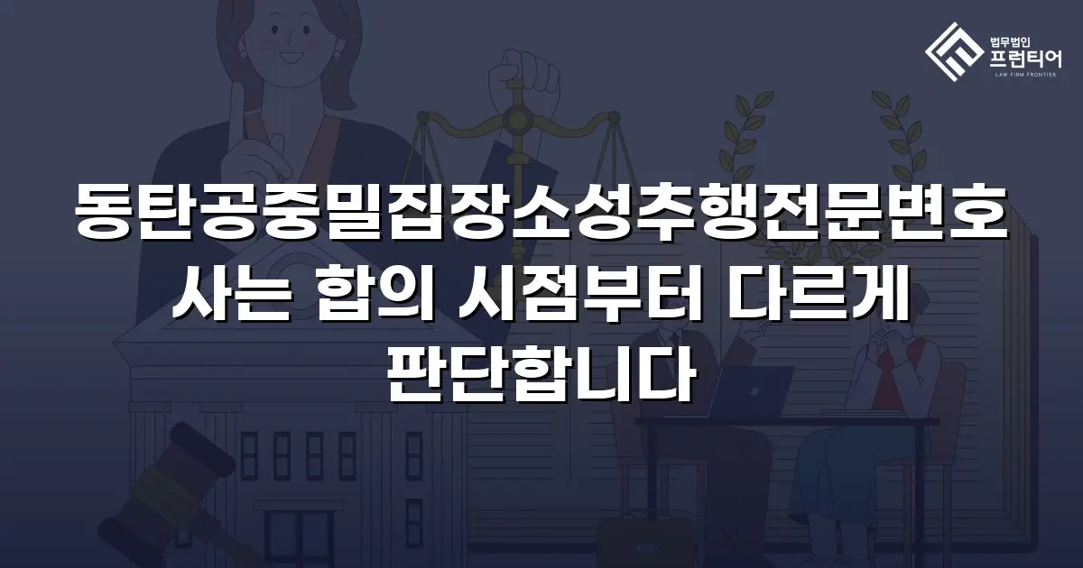동탄공중밀집장소성추행전문변호사는 합의 시점부터 다르게 판단합니다