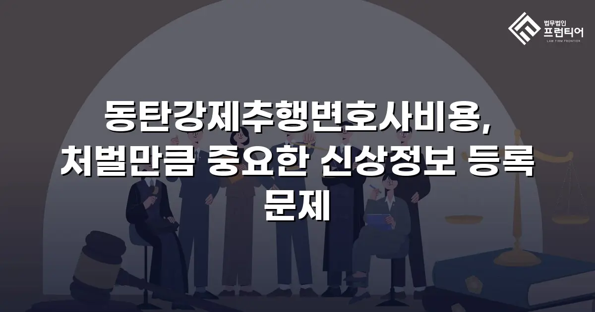 동탄강제추행변호사비용, 처벌만큼 중요한 신상정보 등록 문제