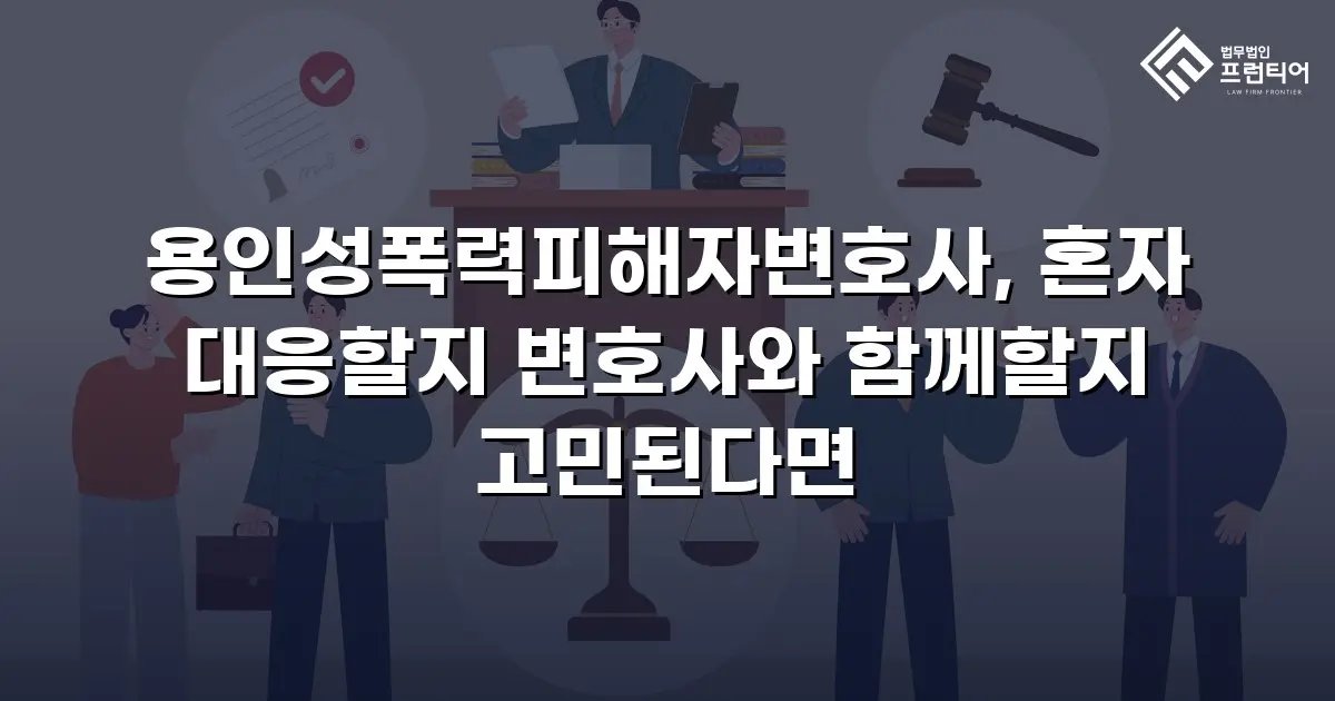 용인성폭력피해자변호사, 혼자 대응할지 변호사와 함께할지 고민된다면
