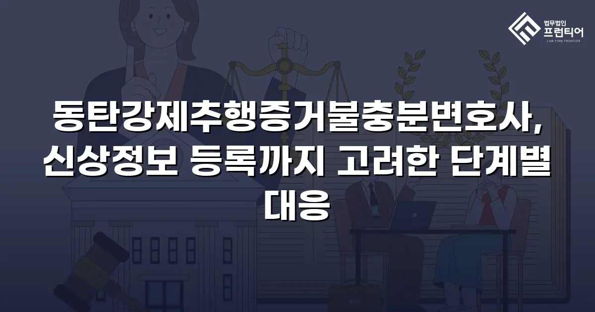 동탄강제추행증거불충분변호사, 신상정보 등록까지 고려한 단계별 대응