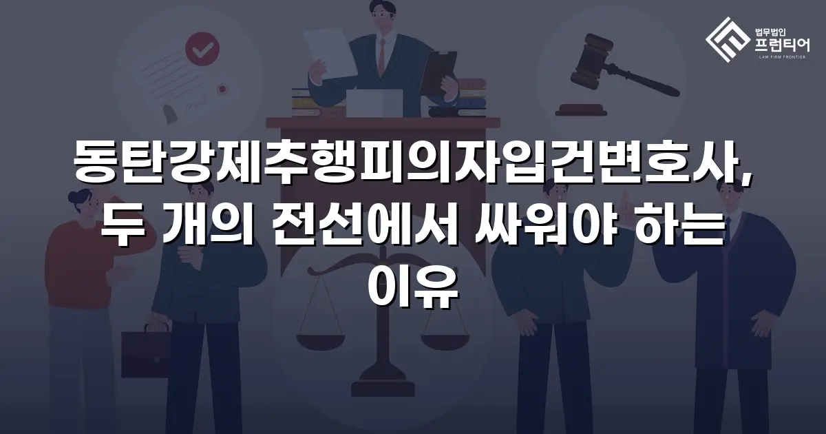 동탄강제추행피의자입건변호사, 두 개의 전선에서 싸워야 하는 이유
