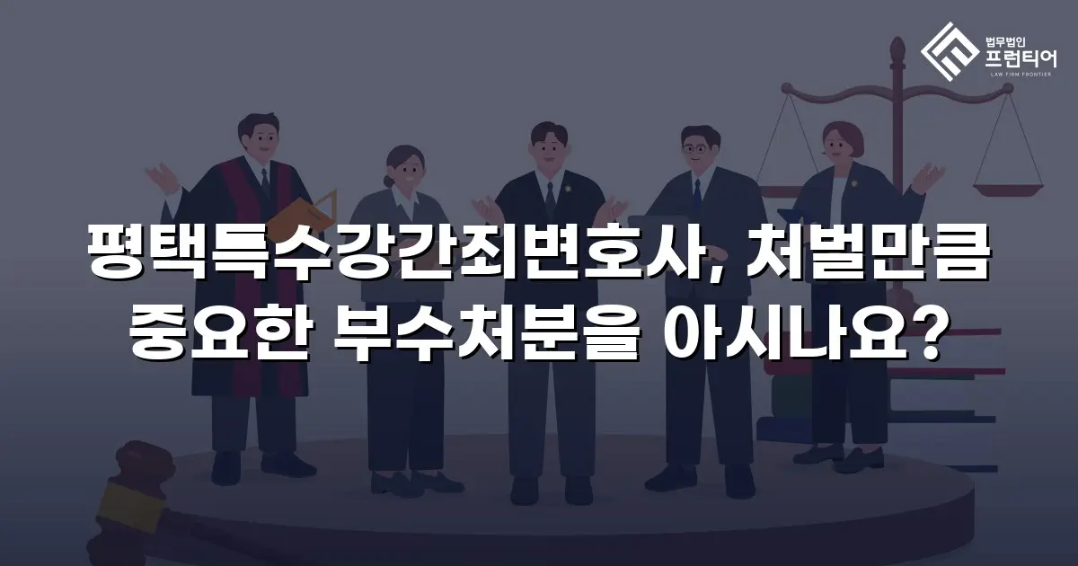 평택특수강간죄변호사, 처벌만큼 중요한 부수처분을 아시나요?