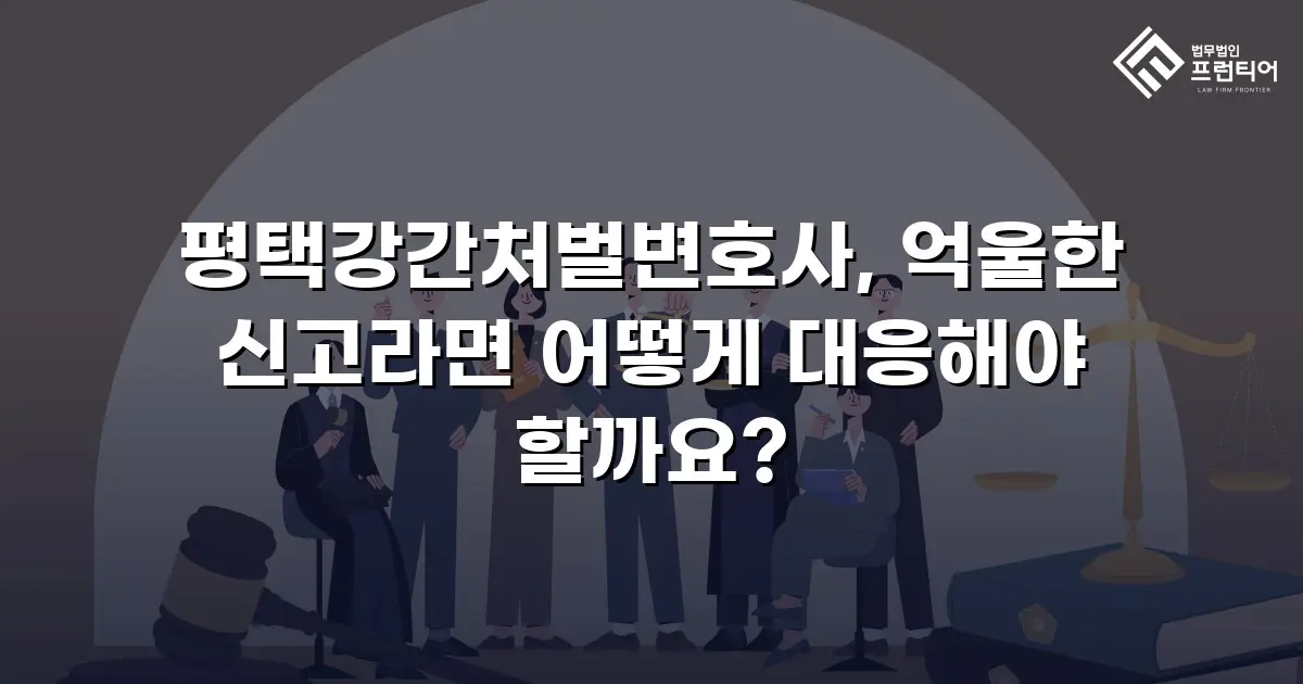 평택강간처벌변호사, 억울한 신고라면 어떻게 대응해야 할까요?