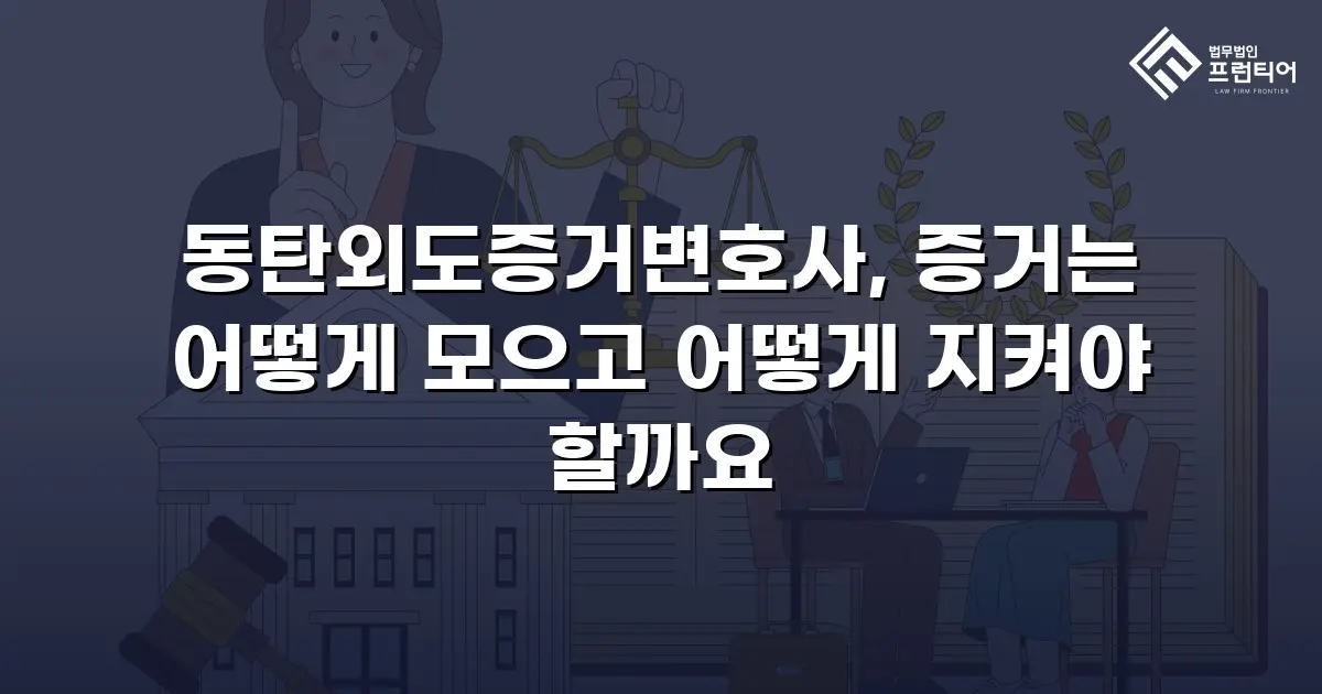 동탄외도증거변호사, 증거는 어떻게 모으고 어떻게 지켜야 할까요