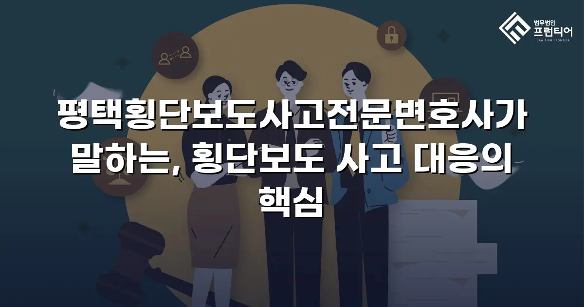 평택횡단보도사고전문변호사가 말하는, 횡단보도 사고 대응의 핵심
