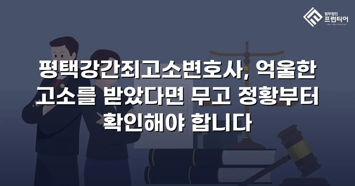 평택강간죄고소변호사, 억울한 고소를 받았다면 무고 정황부터 확인해야 합니다