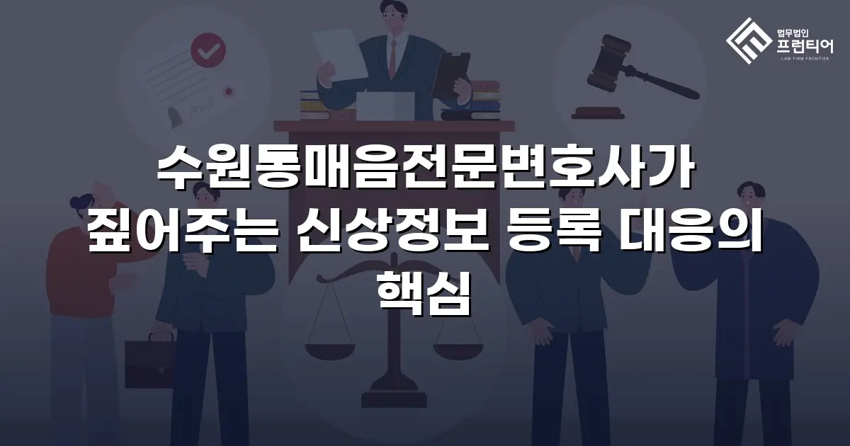 수원통매음전문변호사가 짚어주는 신상정보 등록 대응의 핵심