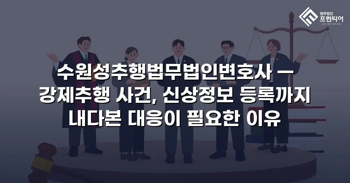 수원성추행법무법인변호사 — 강제추행 사건, 신상정보 등록까지 내다본 대응이 필요한 이유