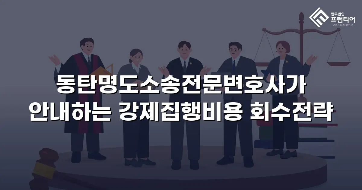 동탄명도소송전문변호사가 안내하는 강제집행비용 회수전략