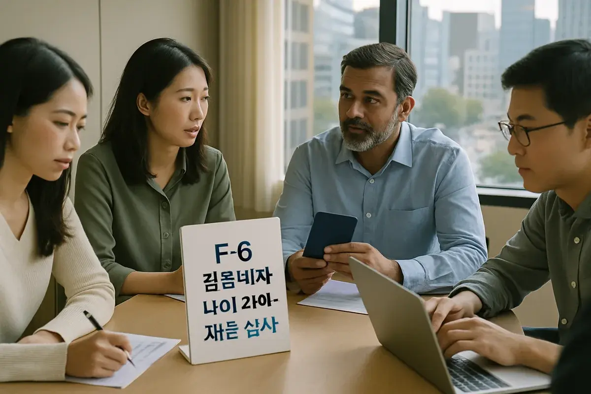 F-6 나이 차이와 재혼, 진정성 심사에서 진짜 보는 것