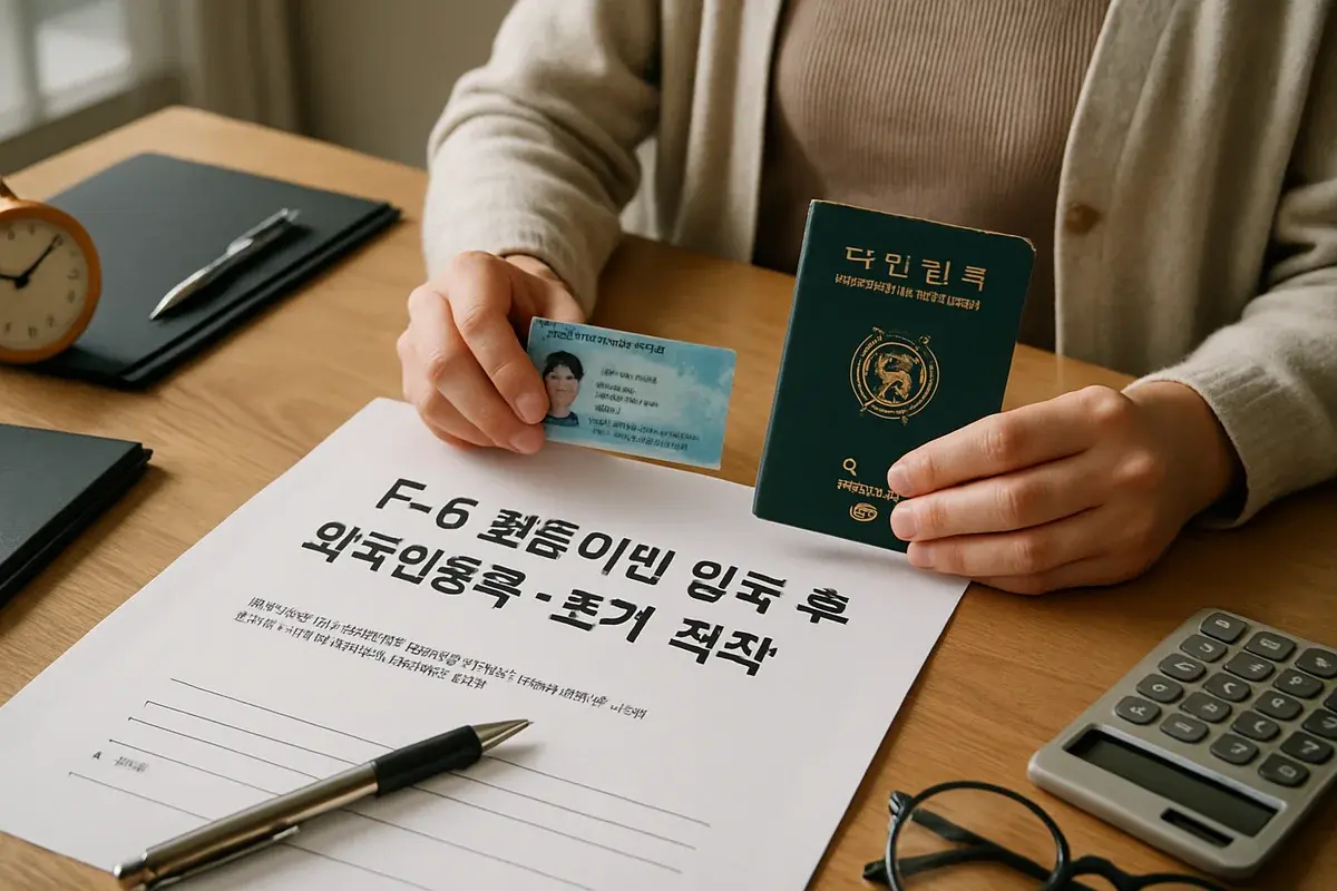결혼비자 입국 후 첫 90일 로드맵｜외국인등록부터 건강보험까지