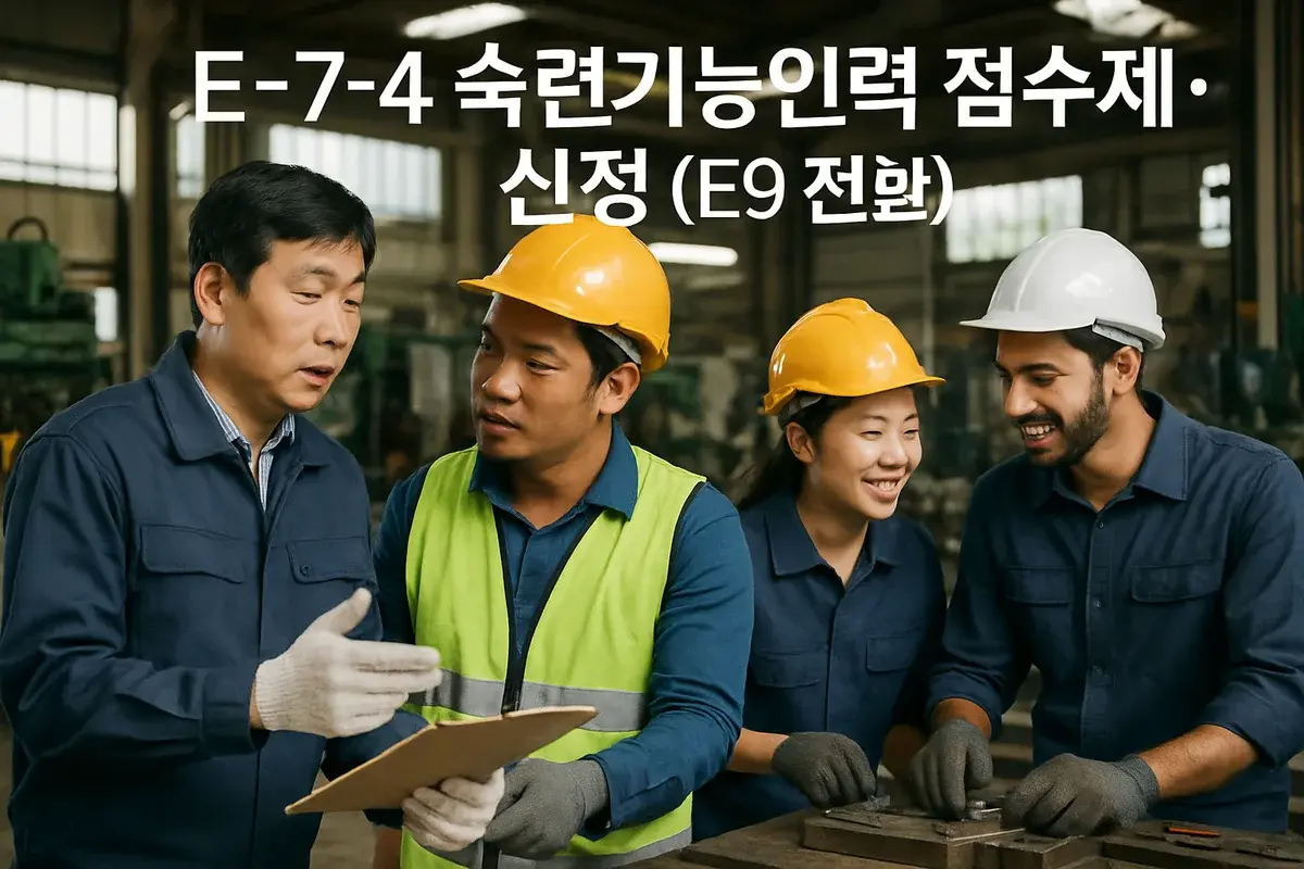 E-7-4 숙련기능인력, 나도 될까 자가진단부터